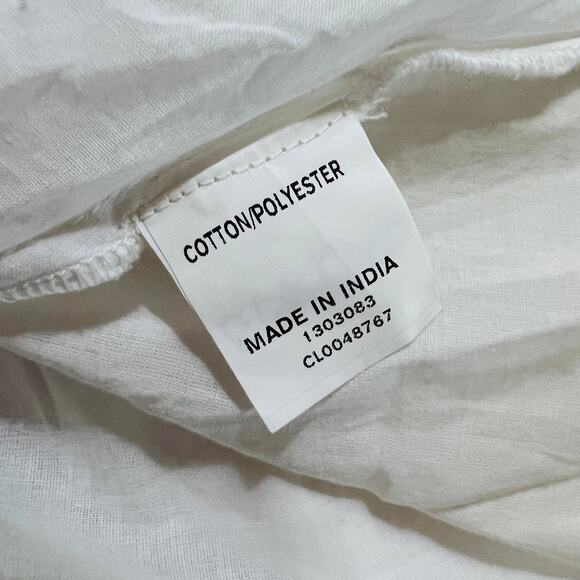 Eshakti Meah Layered Sleeveless Maxi Dress Size Medium Black White - Picture 9 of 12